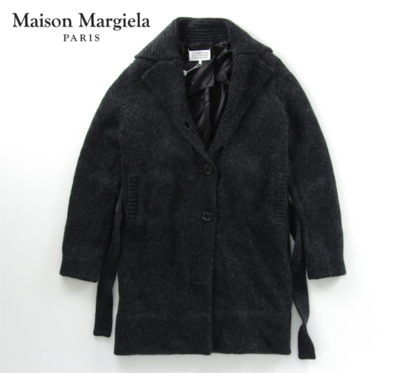 【美品】Maison Martin Margiela 15AW チェスターコート 新品 14-15AW Maison Margiela ウールニットチェスターコート