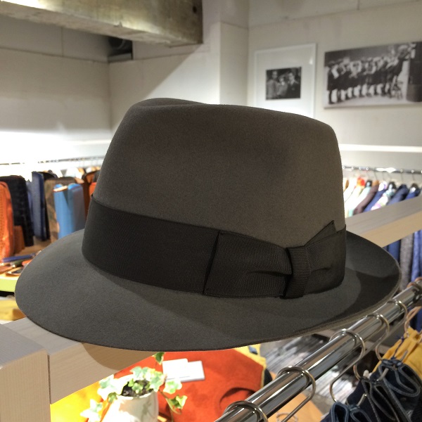 Borsalino✨ボルサリーノ 中折れ フェルトハット ラビットファー 58