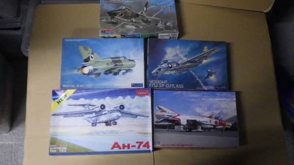 TOKO・フジミ・ハセガワ・モノグラム 1/72 戦闘機色々 5個セット