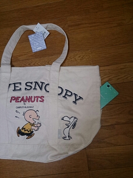 即決 ルートート グランデ トートバッグ スヌーピー ピーナッツ