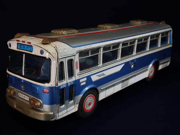 a8191/ASAKURA　TOY/レトロ/ブリキ/国鉄高速バス/754308/日本製