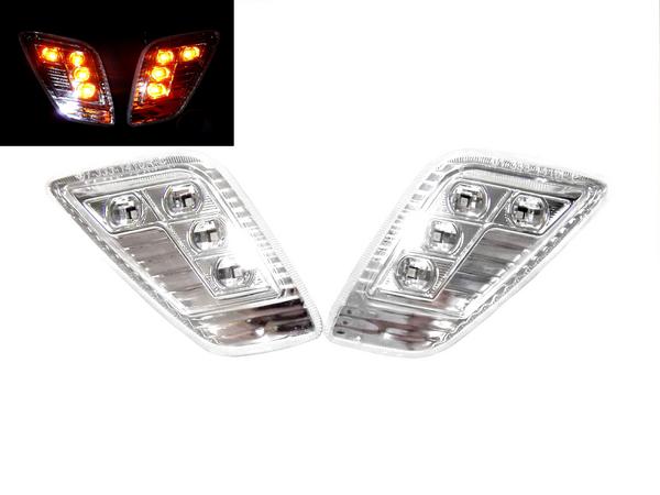 送込新品ジープTJラングラー LEDクリスタルサイドマーカーランプ