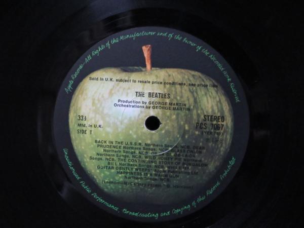 BEATLES☆White Album UK Apple Mono オリジナル BEATLES☆White Album UK Apple Mono オリジナル
