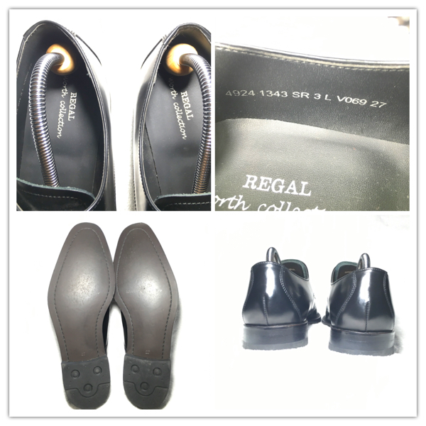 REGAL ダブルモンクストラップ 25.0 ほぼ新品】 REGAL リーガル ダブルモンク ストラップ 27㎝ 東京都から