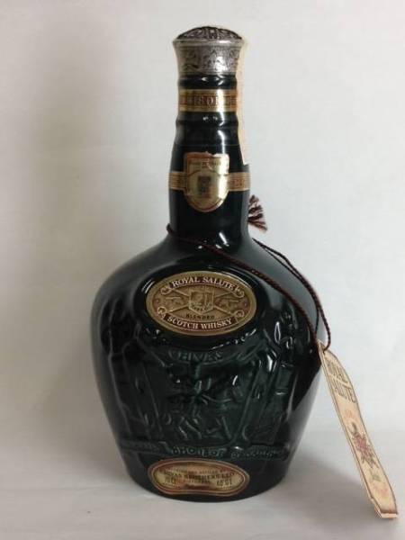 古酒 ロイヤルサルート 21年 緑陶器 布袋付 700ml シーバスb2924