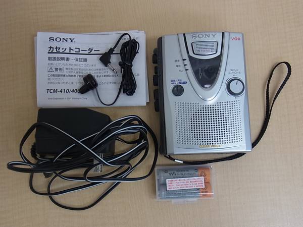 □ソニー SONY□カセットコーダー TCM-400 中古美品／1003