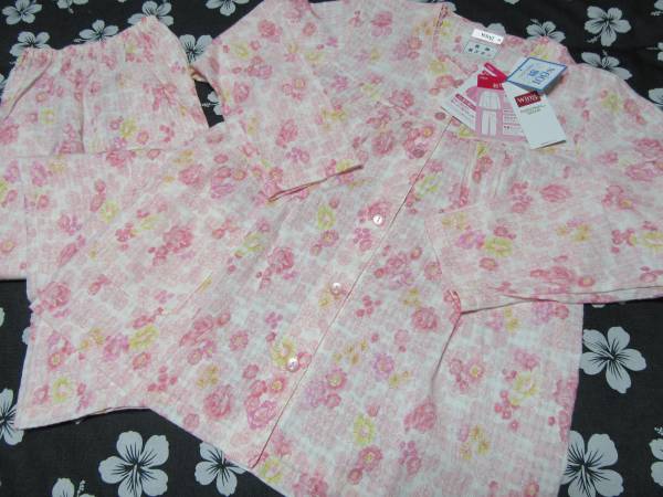 ワコール☆ウイング☆Wing☆親切設計長袖パジャマ☆ピンク婦人L