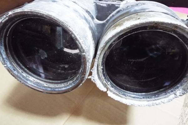 昔の大型双眼鏡 艦船装備？ 日本光学製 BINOCULAR TELESCOOPE