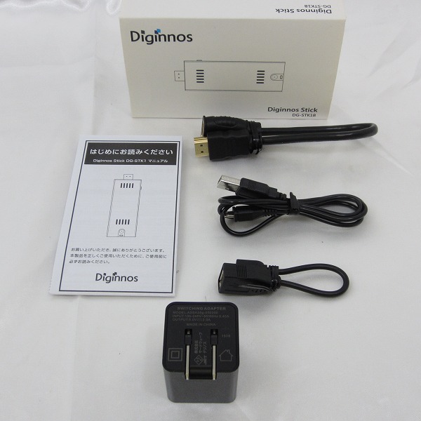 税込1万円以下のスティックPC 1円 Diginnos Stick DG-STK1B【Windows10
