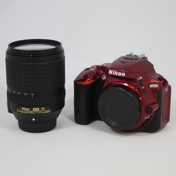 NIKON D5500 18-140 VR レンズキット レッド (2416万画素/SDXC) ニコン
