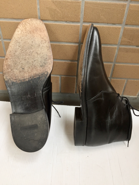 ☆激安必見!!高級バーバリー チャッカーブーツ 黒 26.5☆