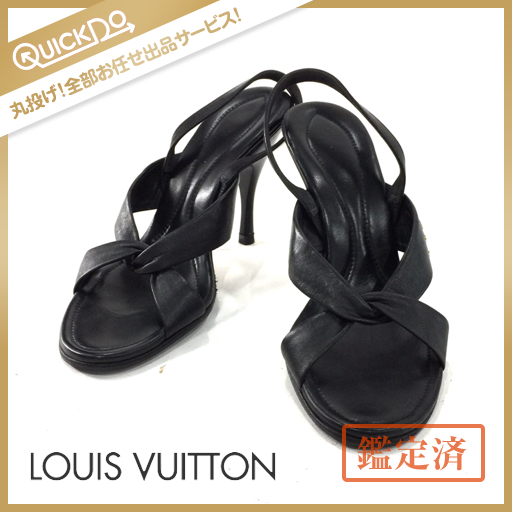ルイヴィトン レザー ヒール サンダル レディース 37 LOUIS 【公式通販】