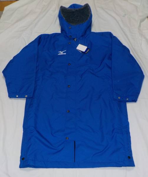 ☆ミズノ☆裏ボアベンチコート☆Ｓサイズ☆青☆Ａ９９１