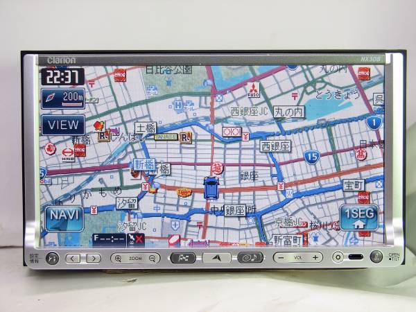 即決送料込】クラリオン NX308 1セグ新品アンテナ/DVD/SDD メーカー