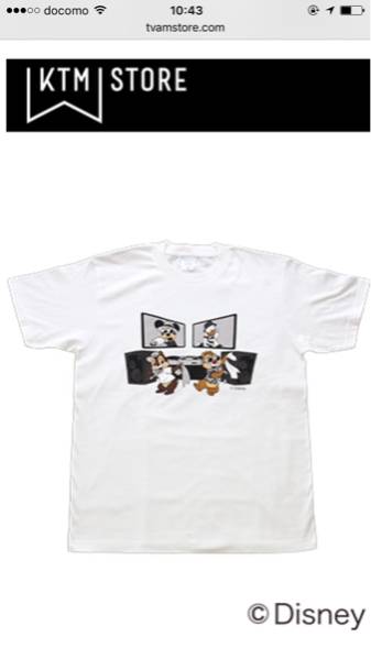 ケツメイシ コラボ ディズニー White M 【公式通販】