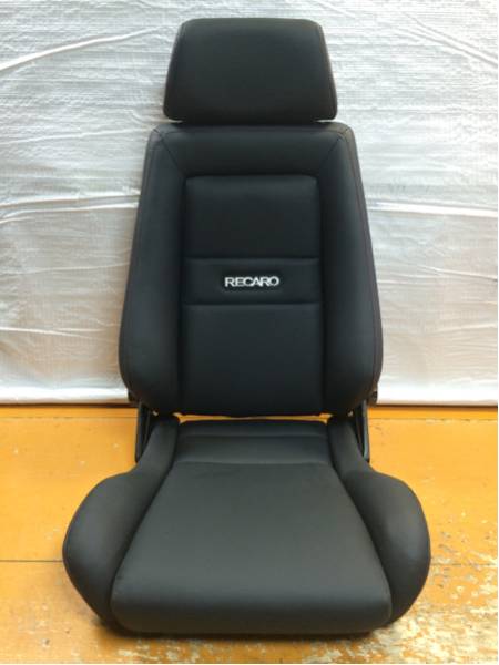 RECARO レカロ - | 2脚セット 黒フェイクレザー張り替え LX-M 5. LX-VF 