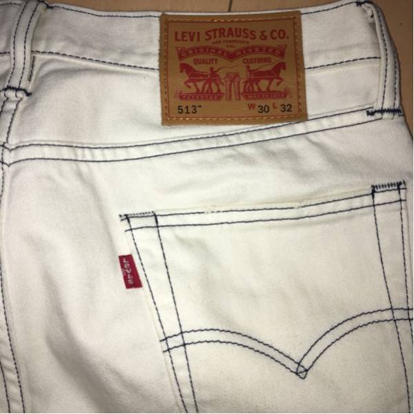 リーバイス LEVI'S 513 デニム 白 W30 RRL ダブルアールエル