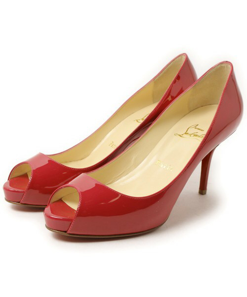 試着程度超美品！クリスチャンルブタン☆パンプス 37 ピンク系