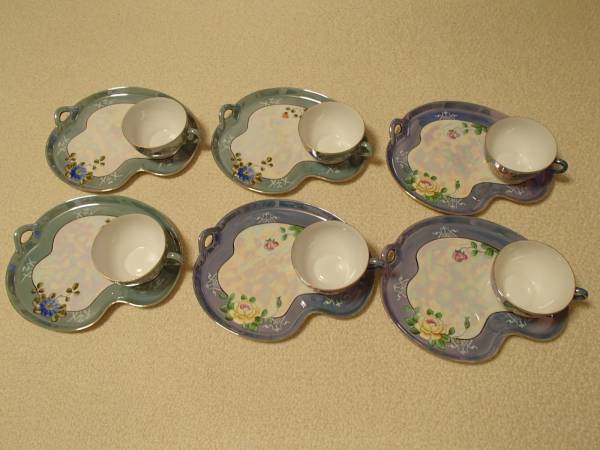 オールドノリタケ スナックセット 6個セット 中古