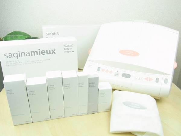 箱 23955]新品☆SAQINA mieux サキナミュー 化粧品7点付☆最新! サキナ