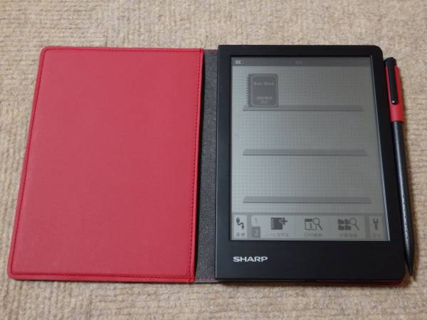 【美品】 SHARP 電子ノート WG-N20-B ブラック 中古