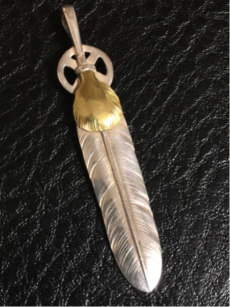 超美品 goro's ゴローズ 金 ハートホイールフェザー 大