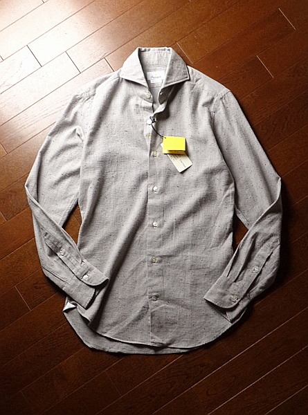 ★新品！【giannetto(ジャンネット)】カッタウェイ ネルシャツ36