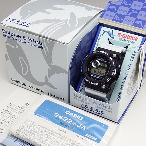 未使用品 CASIO G-SHOCK FROGMAN GW-205K-2JR 白×紺 イルクジ カシオ