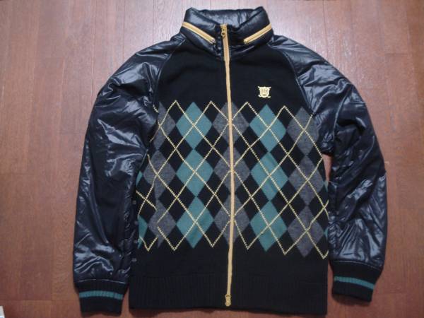 【中古】 パーリーゲイツ アウター ジャケット 黒 サイズ5_1