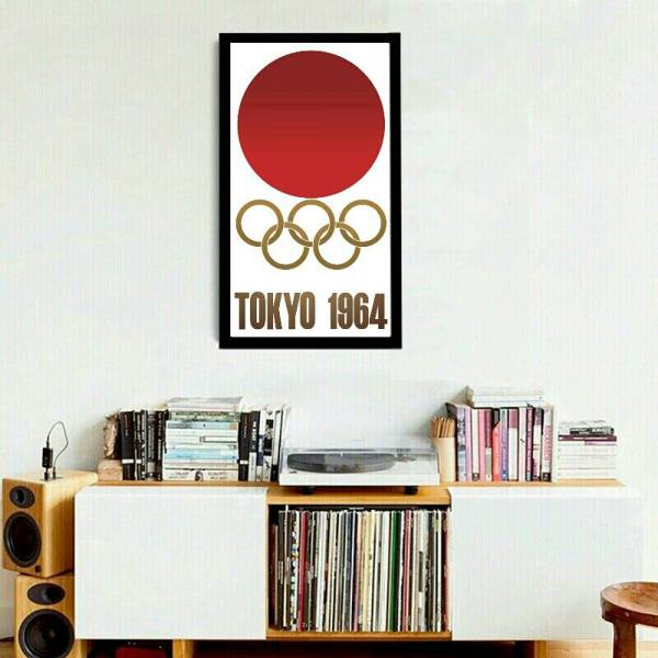 東京オリンピック ポスター TOKYO 1964 布製レプリカ 60*32cm