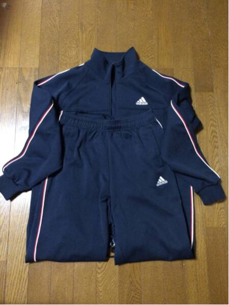 adidas clima365 ジャージ上下 L ネイビー