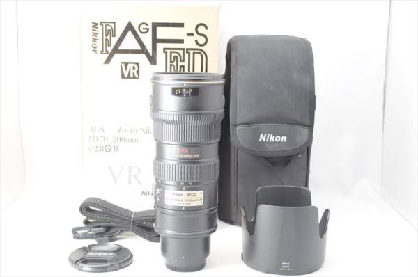 ☆極上品保証☆Nikon AF-S NIKKOR 70-200mm F2.8 G 付属 #877AC