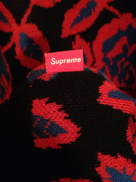Supreme 薔薇 バラ ローズ 花柄 セーター アンゴラ Mサイズ Supreme