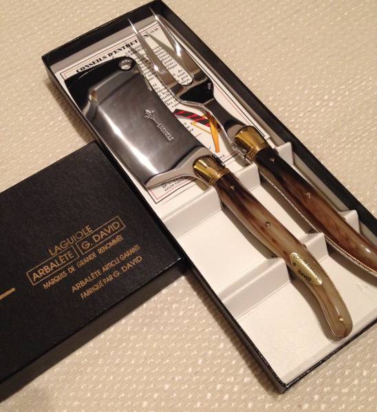 Laguiole☆チーズナイフ＆フォークセット☆ラギオール Laguiole