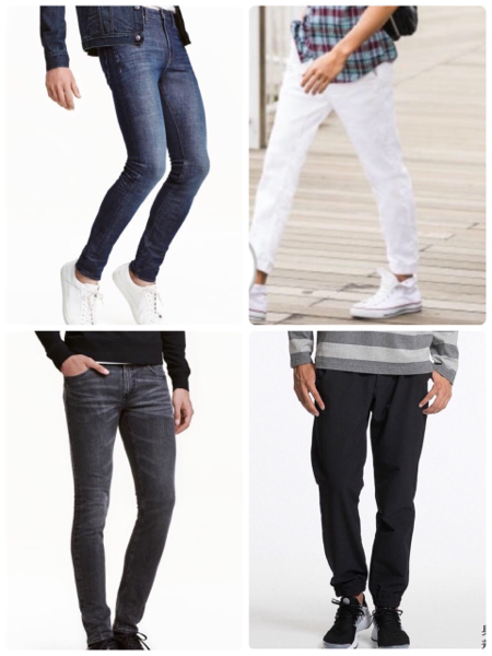 UNIQLOジョガーパンツ＆H＆Mスキニーパンツセット