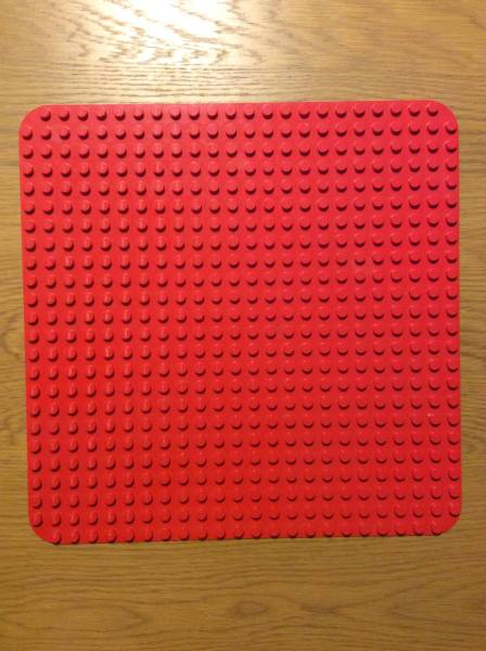 LEGO レゴ デュプロ 大型基礎版（赤） 38cm×38cm