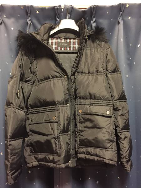 ♪BURBERRY BLACK LABEL　４WAYダウンジャケット　ブラックＬ♪