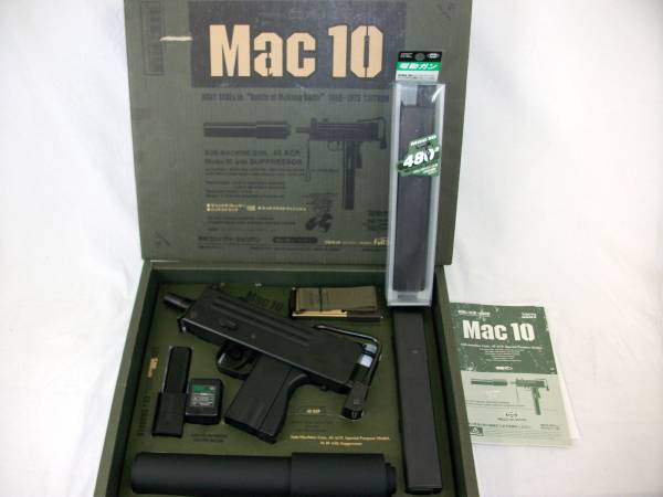東京マルイ 電動ガン Mac10 480連マガジン付 簡易動作OK 中古品