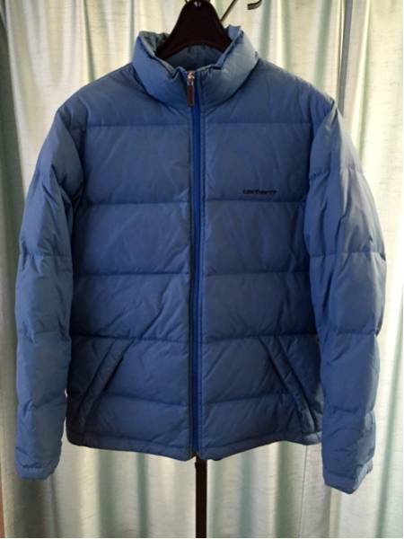 カーハート ダウンジャケット Mサイズ デニムブルー