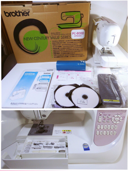 ブラザー PC-8000 - コンピュータミシン 型番CPS5451 値段相談可 