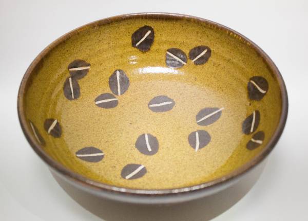 国内外の人気 新品 工房十鶴 コーヒー豆 七寸皿 やちむん 珈琲 【公式