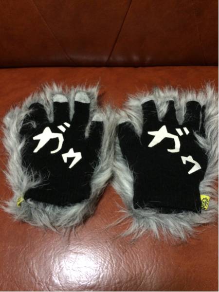 ☆美品☆ 白文字レア マンウィズ ガゥ手袋 MAN WITH A MISSION
