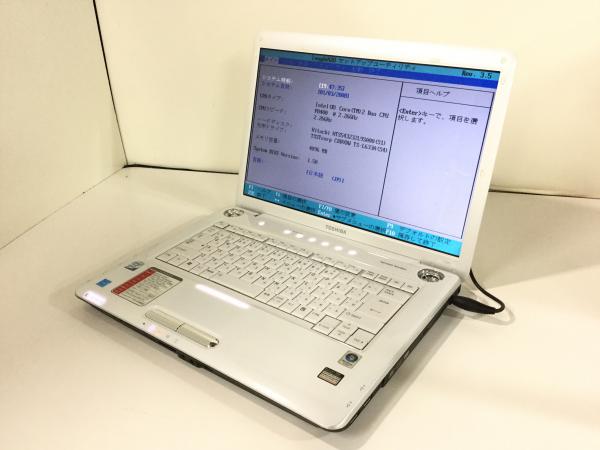 ジャンク!TOSHIBA TX/66G○Core2Duo P8400 2.2G 4G 320G 東芝 tx66g
