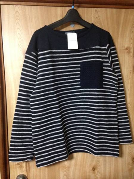 新品 417 by EDIFICE エディフィス チェーンボーダー ニット M