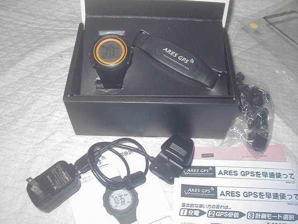 ARES GPS ウォッチ ハートレートチェストベルト付