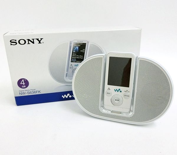 ソニー ウォークマン NW-S636FK 4GB ホワイト スピーカー付き SONY