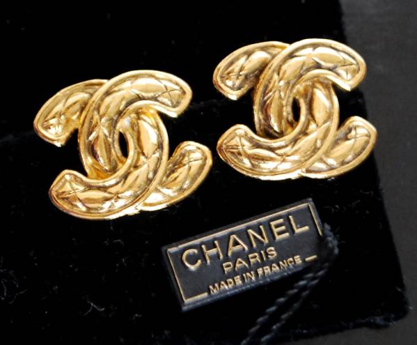 美品シャネル ココマーク イヤリング
