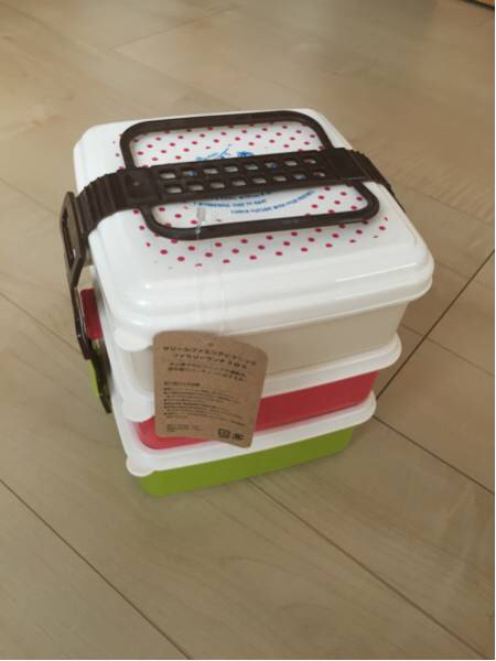 新品 未使用 タグ付き ランチボックス 3段_1