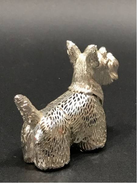 Christofle クリストフル 犬 置物 スコティッシュテリア Yahoo