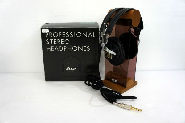 elega dr-86cⅡ ELEGA エレガ DR-86CⅡ ヘッドホン 8 (i429) 中古品 箱付 ELEGA エレガ
